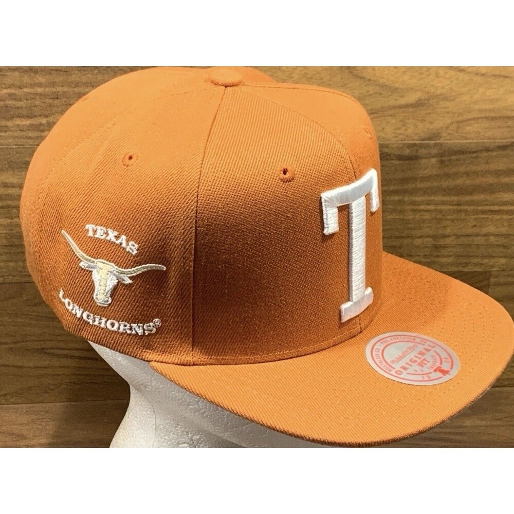 Mitchell & Ness Texas Longhorns Athletics Snapback Cap Orange/white